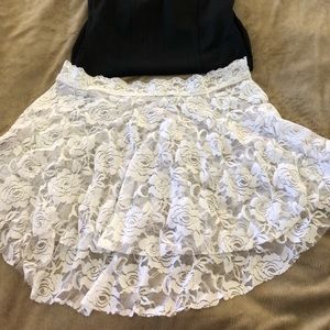 Natalie Lace Pull-Up Skirt 🩰